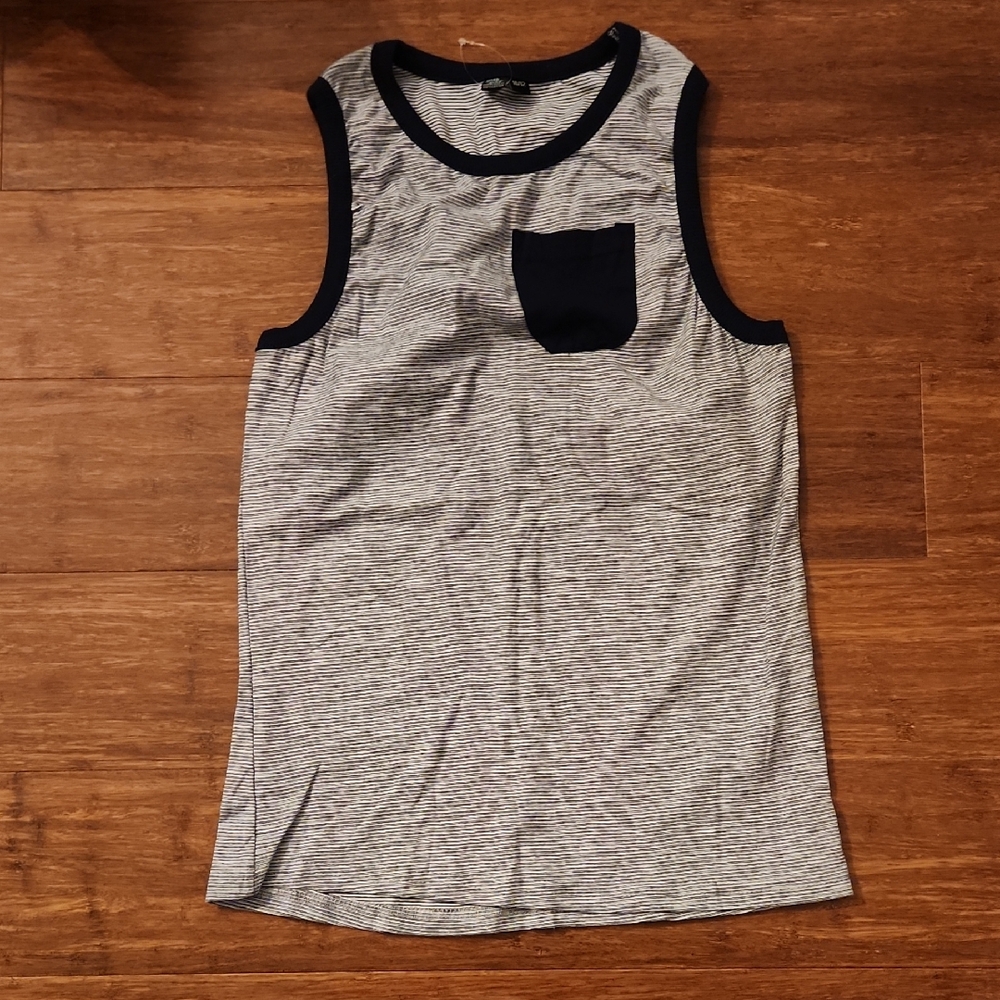 Kids Striped Tank Top with Pocket
